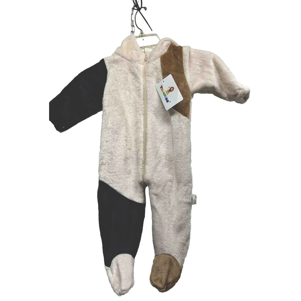 Tonwhar Baby 3-6 Months Puppy Dog Zip Up Footie Costume Sleeper NEW (E4)